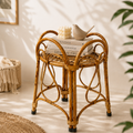 Handcrafted Rattan Plant Stand