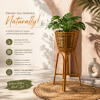 Rattan Plant Stand