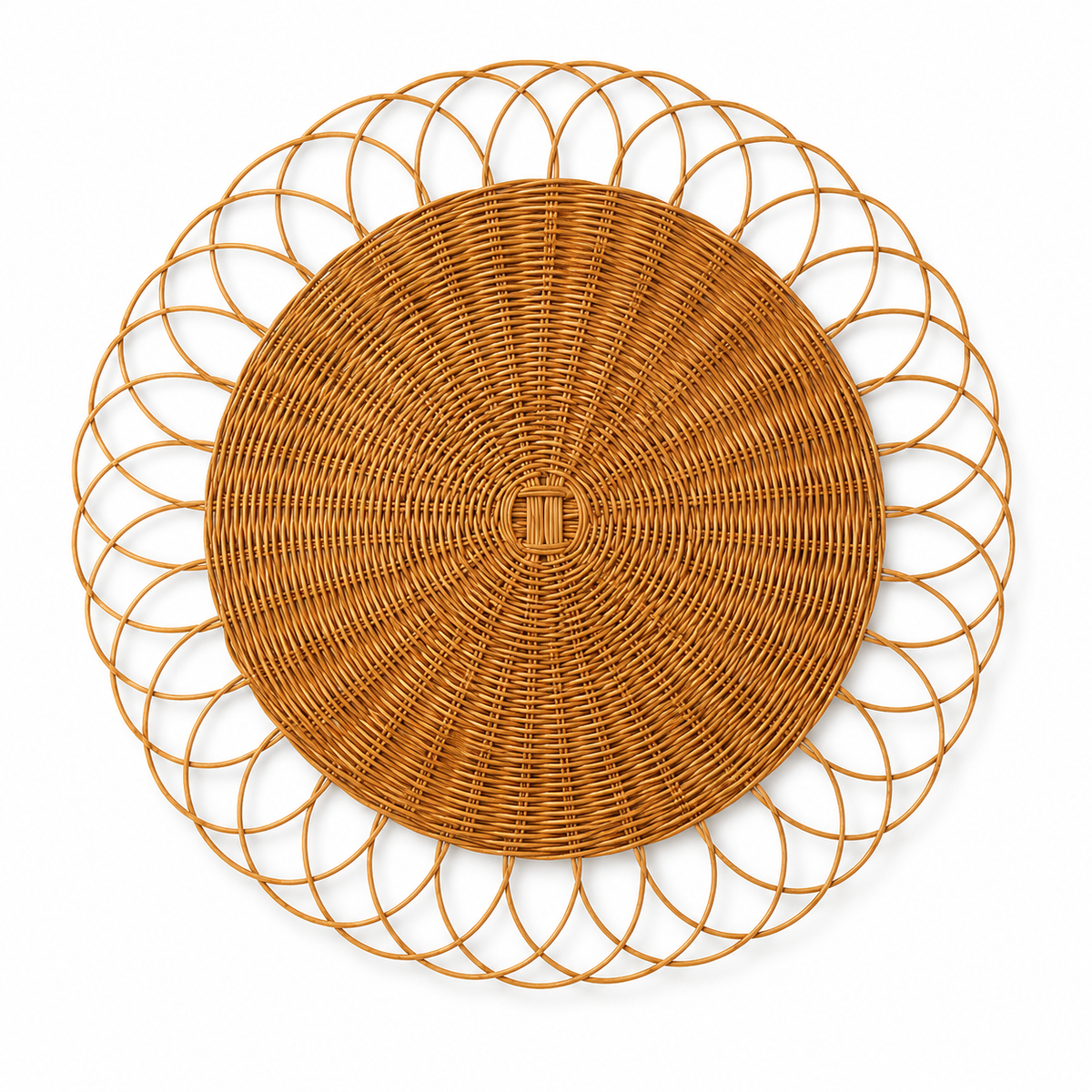 Rattan Round Wall Decor