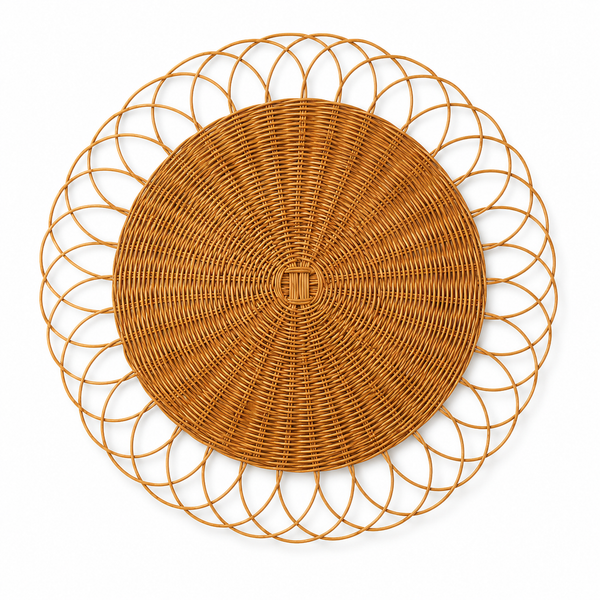 Rattan Round Wall Decor
