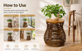 Premium rattan Table