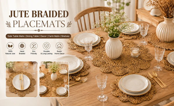 Jute braided placemats