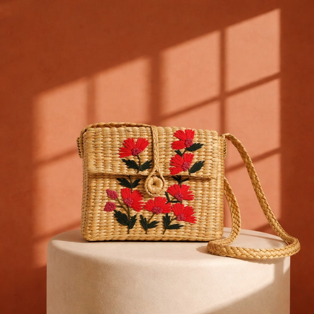Rattan purse 2