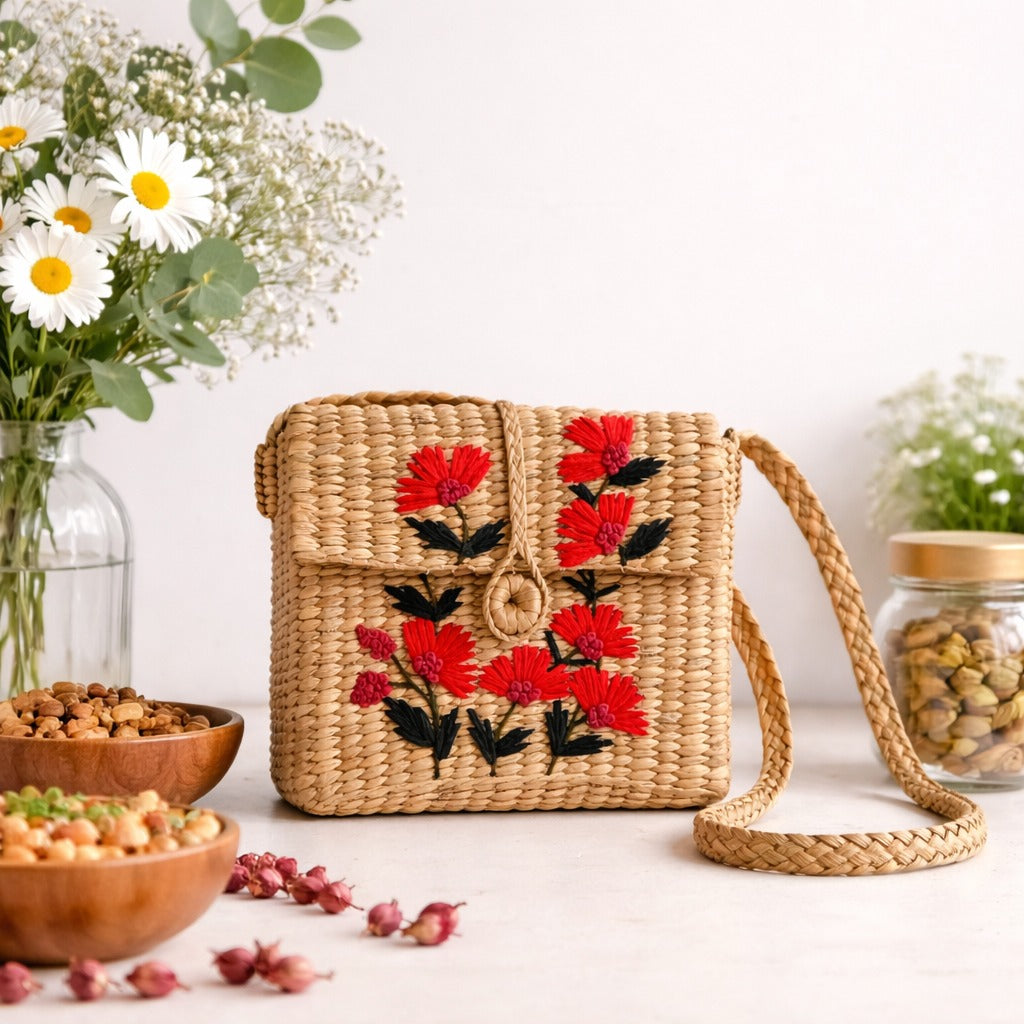 Rattan purse 2
