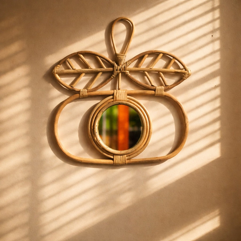 Apple shape mirror