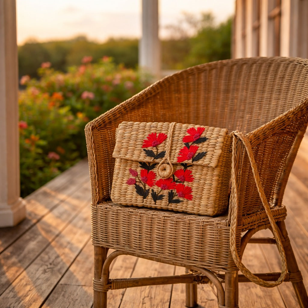 Rattan purse 2