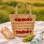Rattan purse
