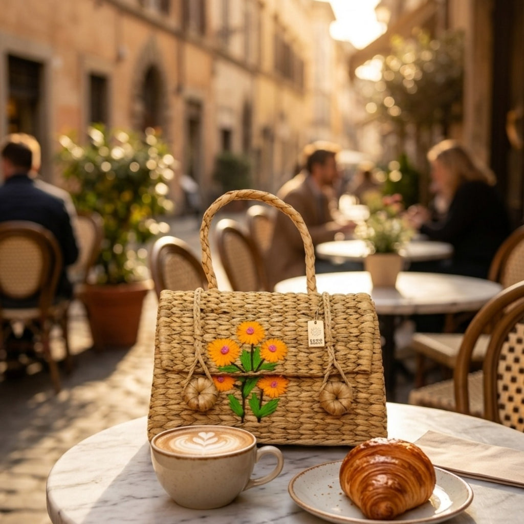 Rattan purse 4