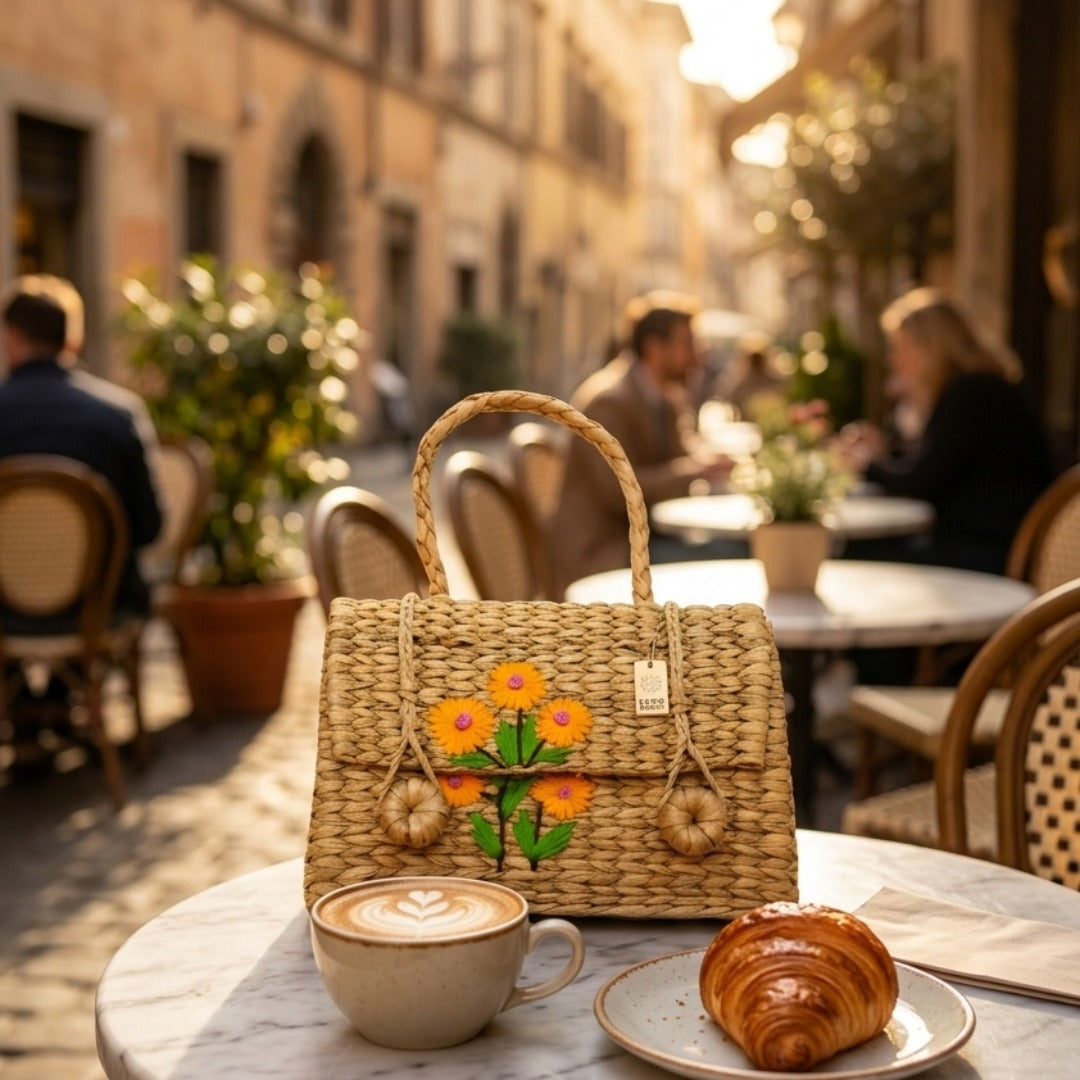 Rattan purse 4