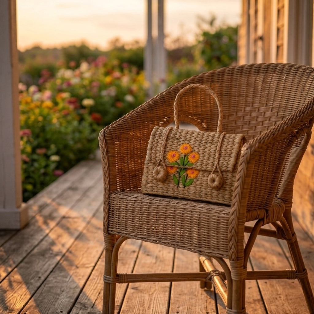 Rattan purse 4