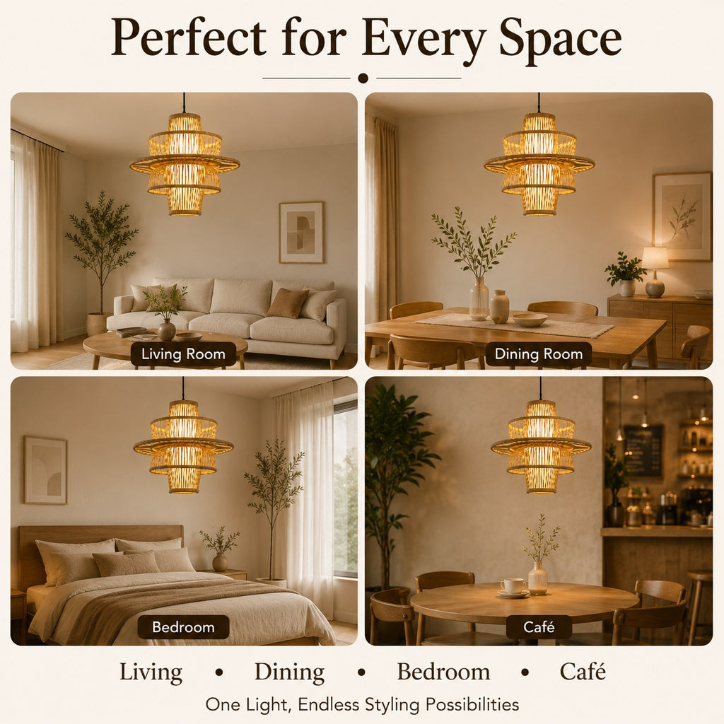 Rattan lamp