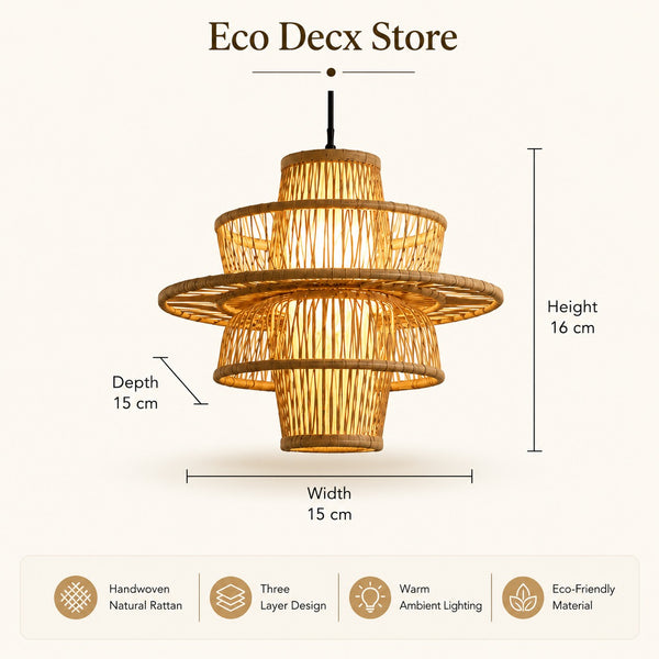 Rattan lamp
