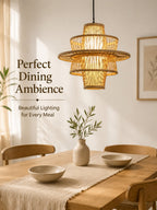 Rattan lamp