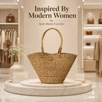 Rattan purse