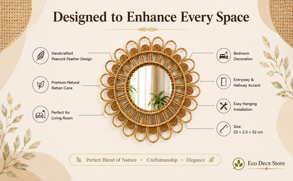 Ratan Wall Mirror