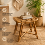 Premium rattan stool