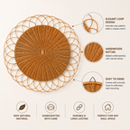 Rattan Round Wall Decor