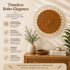 Rattan Round Wall Decor