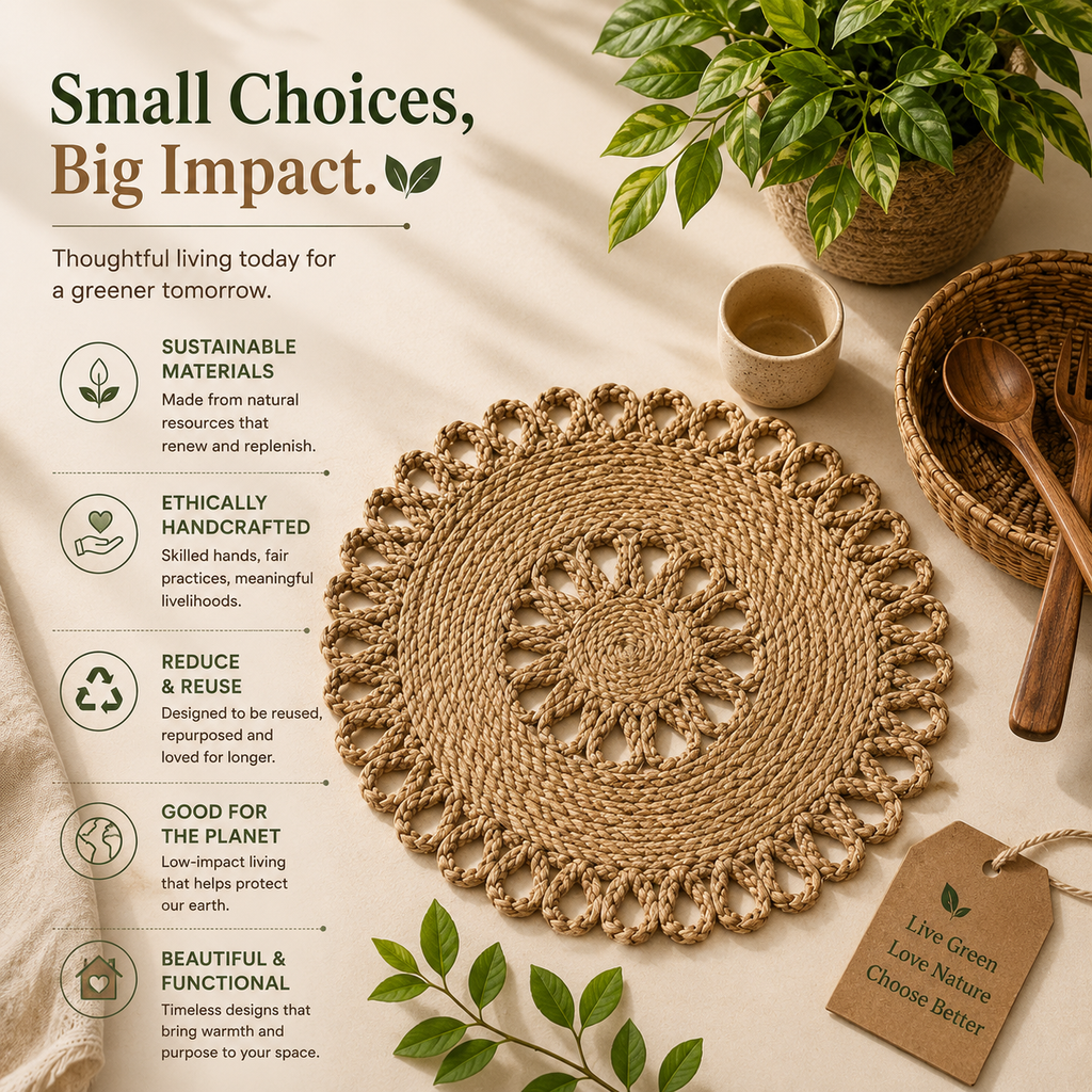 Jute Placemats  handmade table mats