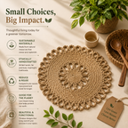 Jute Placemats  handmade table mats