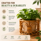 Rattan Planter Basket