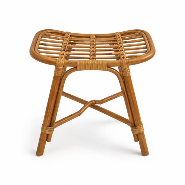Premium rattan stool