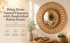 Ratan Spiral Mirror Frame