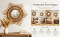 Handcrafted Rattan  SunBurst Mirror